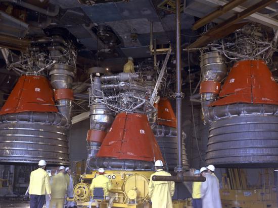 Les moteurs F-1 du lanceur Saturn V